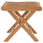 foldbar fodskammel 46,5x49x41,5 cm massivt teaktræ