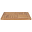 bordplade 60x60x2,5 cm massivt teaktræ