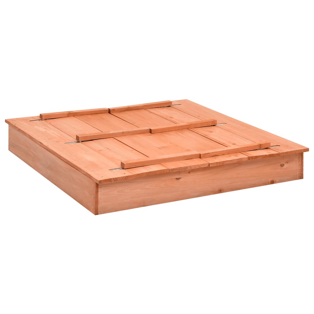 sandkasse 95x90x15 cm fyrretræ billede