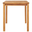 havebord 120x70x77 cm massivt teaktræ