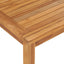 havebord 120x70x77 cm massivt teaktræ