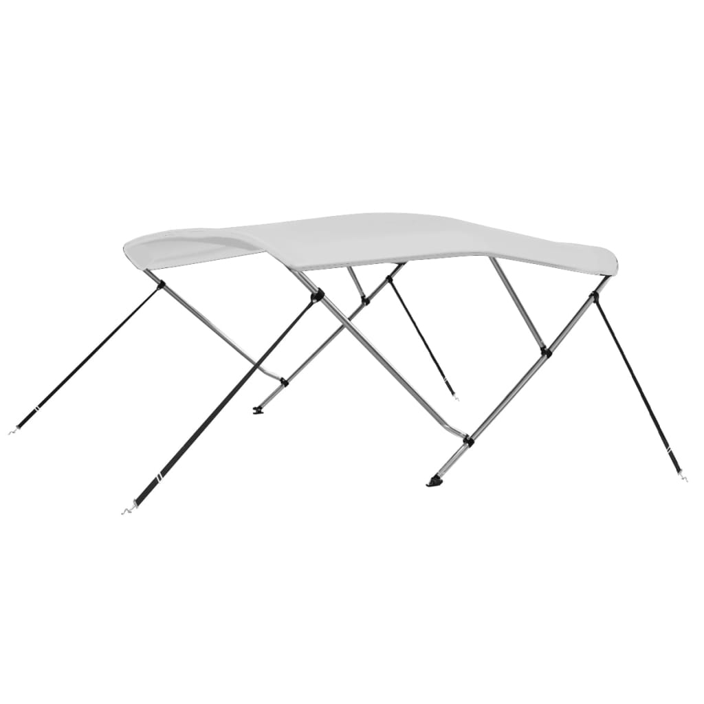 biminitop med 3 buer 183x140x137 cm hvid billede