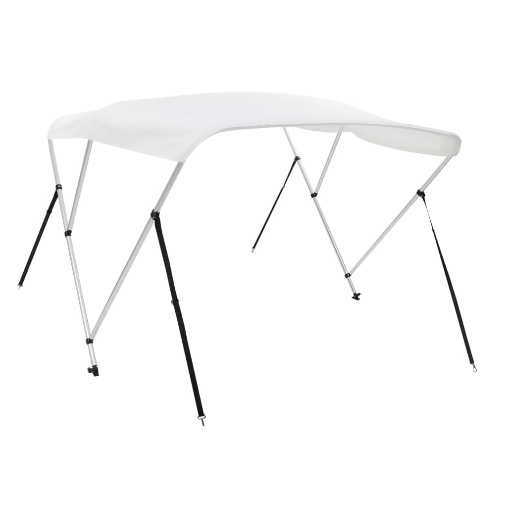 biminitop med 3 buer 183x140x137 cm hvid