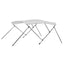 biminitop med 3 buer 183x160x137 cm hvid