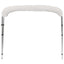 biminitop med 3 buer 183x160x137 cm hvid