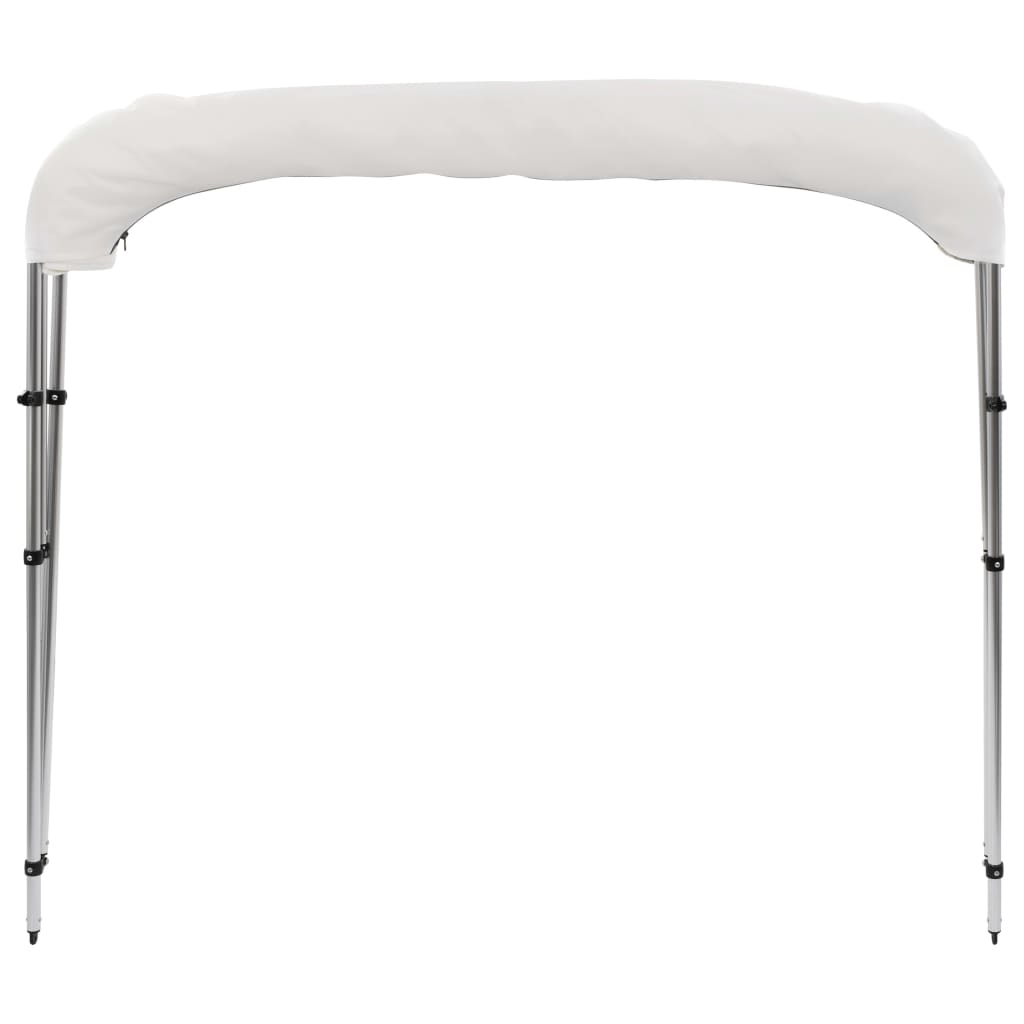 biminitop med 3 buer 183x180x137 cm hvid