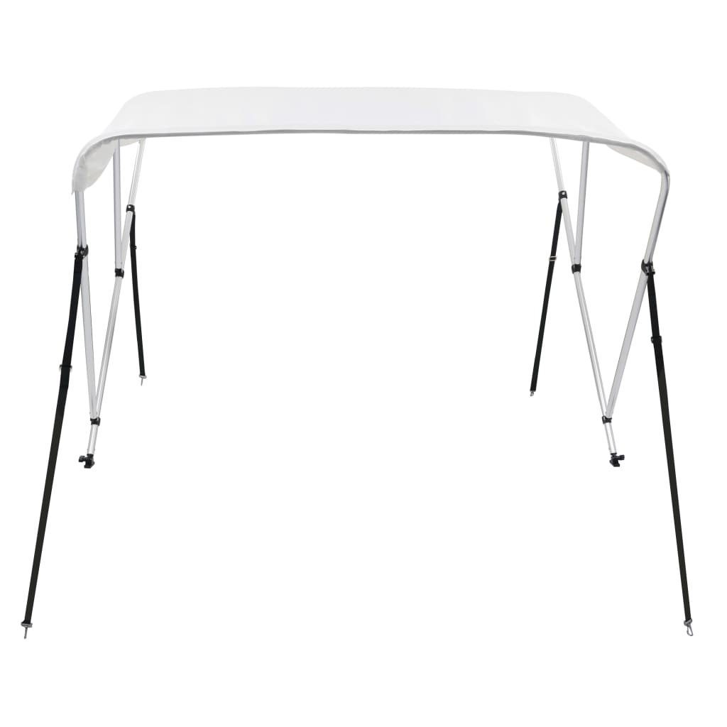 biminitop med 3 buer 183x196x137 cm hvid