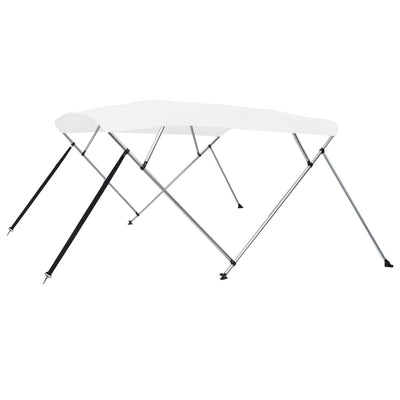 biminitop med 4 buer 243x196x137 cm hvid