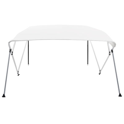 biminitop med 4 buer 243x196x137 cm hvid
