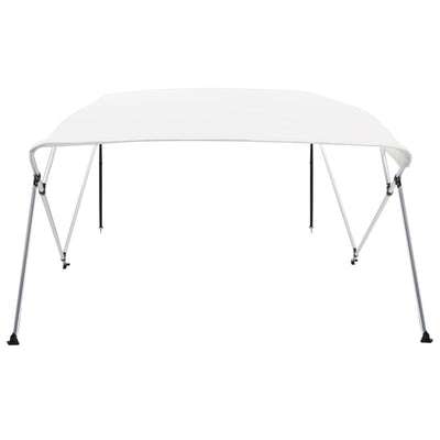 biminitop med 4 buer 243x210x137 cm hvid