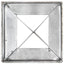 jordpløkker 2 stk. 10 x 10 x 76 cm galvaniseret stål sølvfarvet