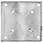jordpløkker 2 stk. 14 x 14 x 91 cm galvaniseret stål sølvfarvet