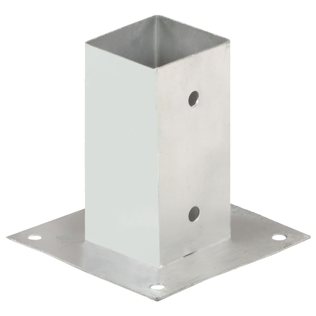 stolpefod 4 stk. 71 mm galvaniseret metal
