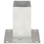 stolpefod 4 stk. 71 mm galvaniseret metal