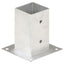stolpefod 4 stk. 81 mm galvaniseret metal