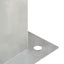 stolpefod 4 stk. 91 mm galvaniseret metal