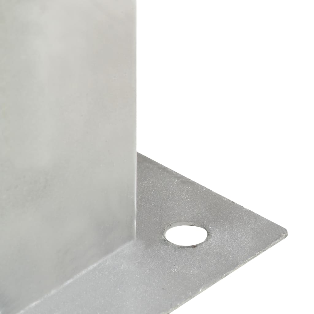 stolpefod 4 stk. 101 mm galvaniseret metal