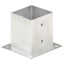 stolpefod 4 stk. 121 mm galvaniseret metal