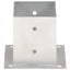 stolpefod 4 stk. 121 mm galvaniseret metal