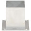 stolpefod 4 stk. 121 mm galvaniseret metal