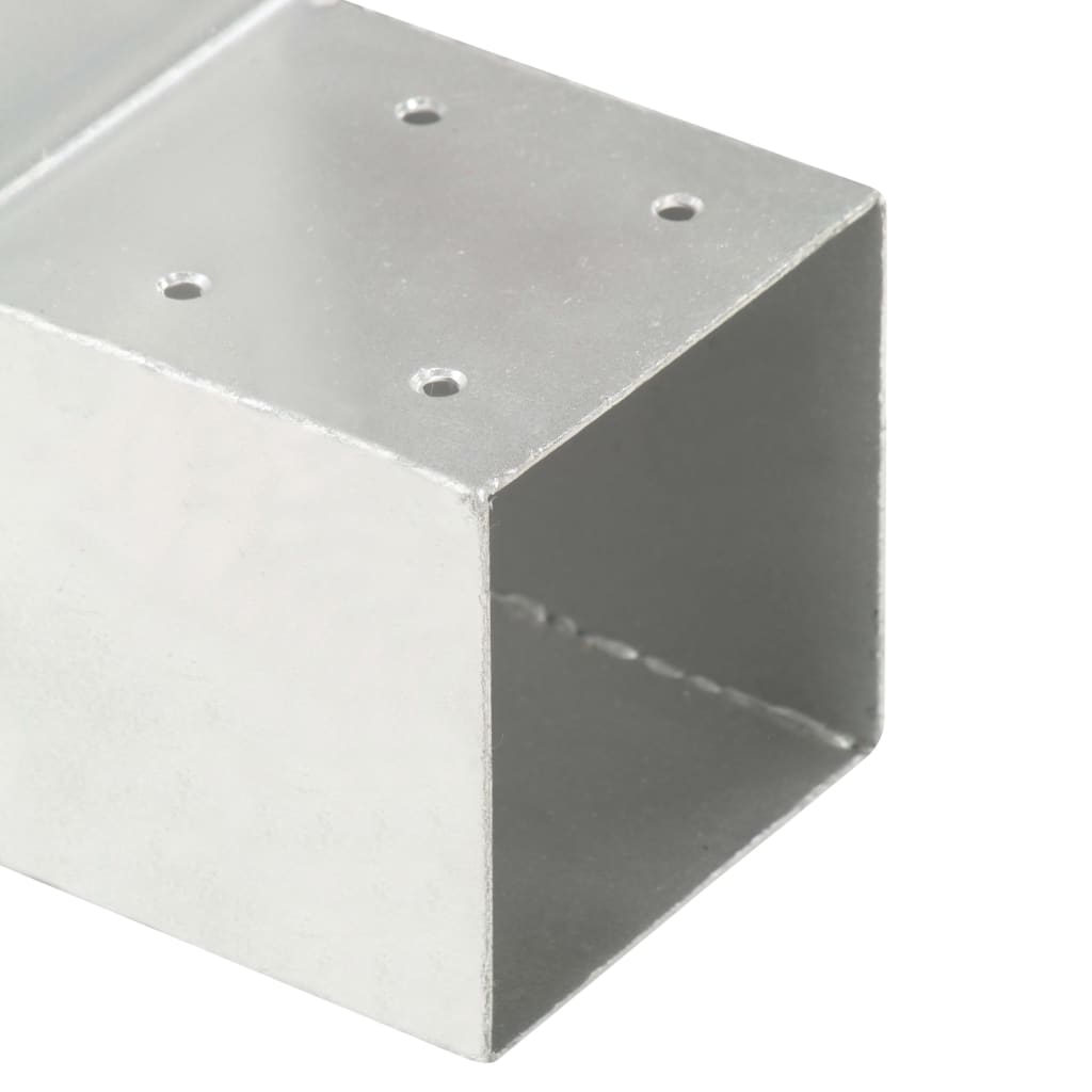 stolpebeslag L-form 71x71 mm galvaniseret metal