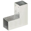 stolpebeslag L-form 4 stk. 71x71 mm galvaniseret metal