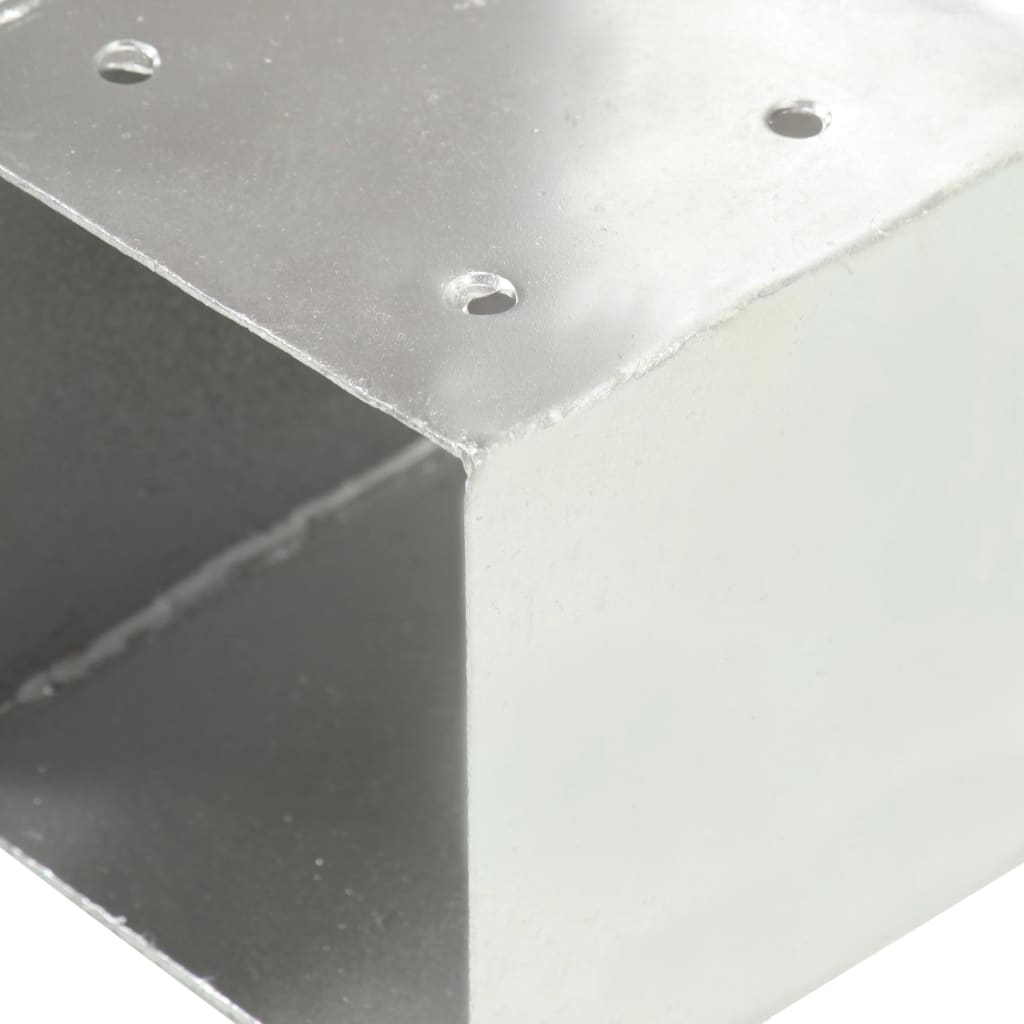 stolpebeslag T-form 4 stk. 71x71 mm galvaniseret metal