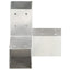 stolpebeslag Y-form 71x71 mm galvaniseret metal