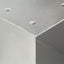 stolpebeslag Y-form 71x71 mm galvaniseret metal