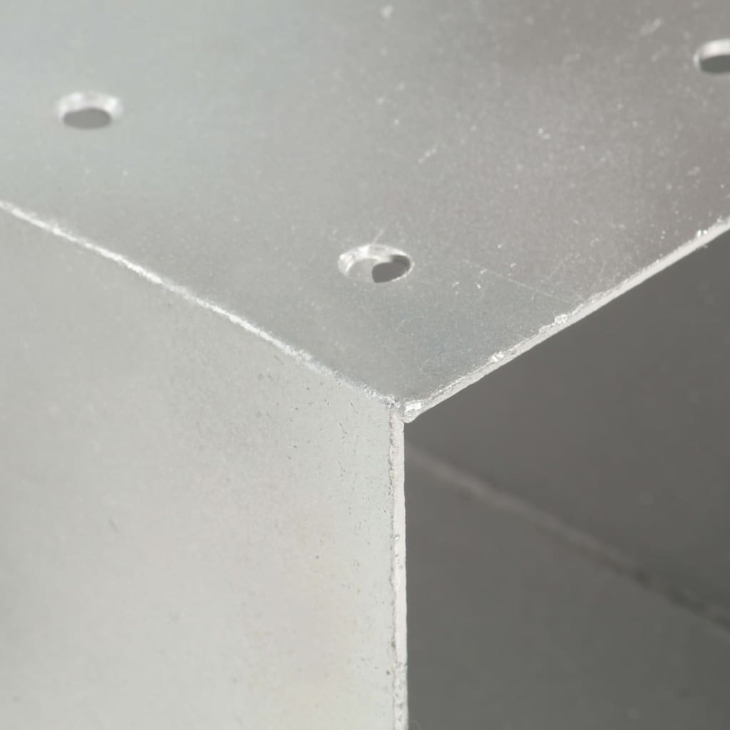 stolpebeslag X-form 71x71 mm galvaniseret metal