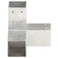 stolpebeslag Y-form 81x81 mm galvaniseret metal