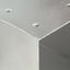 stolpebeslag Y-form 81x81 mm galvaniseret metal