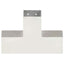 stolpebeslag X-form 4 stk. 81x81 mm galvaniseret metal