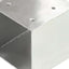 stolpebeslag T-form 4 stk. 91x91 mm galvaniseret metal