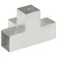 stolpebeslag X-form 4 stk. 91x91 mm galvaniseret metal