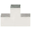 stolpebeslag T-form 4 stk. 101x101 mm galvaniseret metal