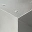 stolpebeslag Y-form 4 stk. 101x101 mm galvaniseret metal