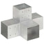 stolpebeslag X-form 4 stk. 101x101 mm galvaniseret metal