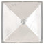 pyramideformede stolpehætter 6 stk. 81x81 mm galvaniseret metal