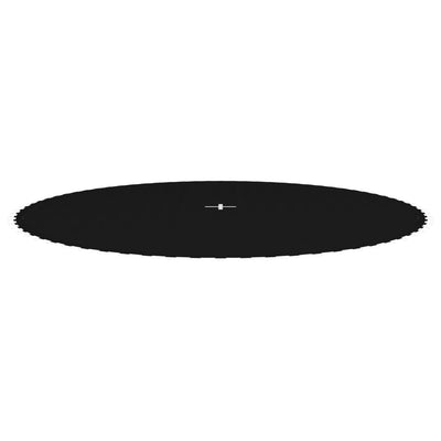 trampolinmåtte til 13 ft/3,96 m rund trampolin stof sort