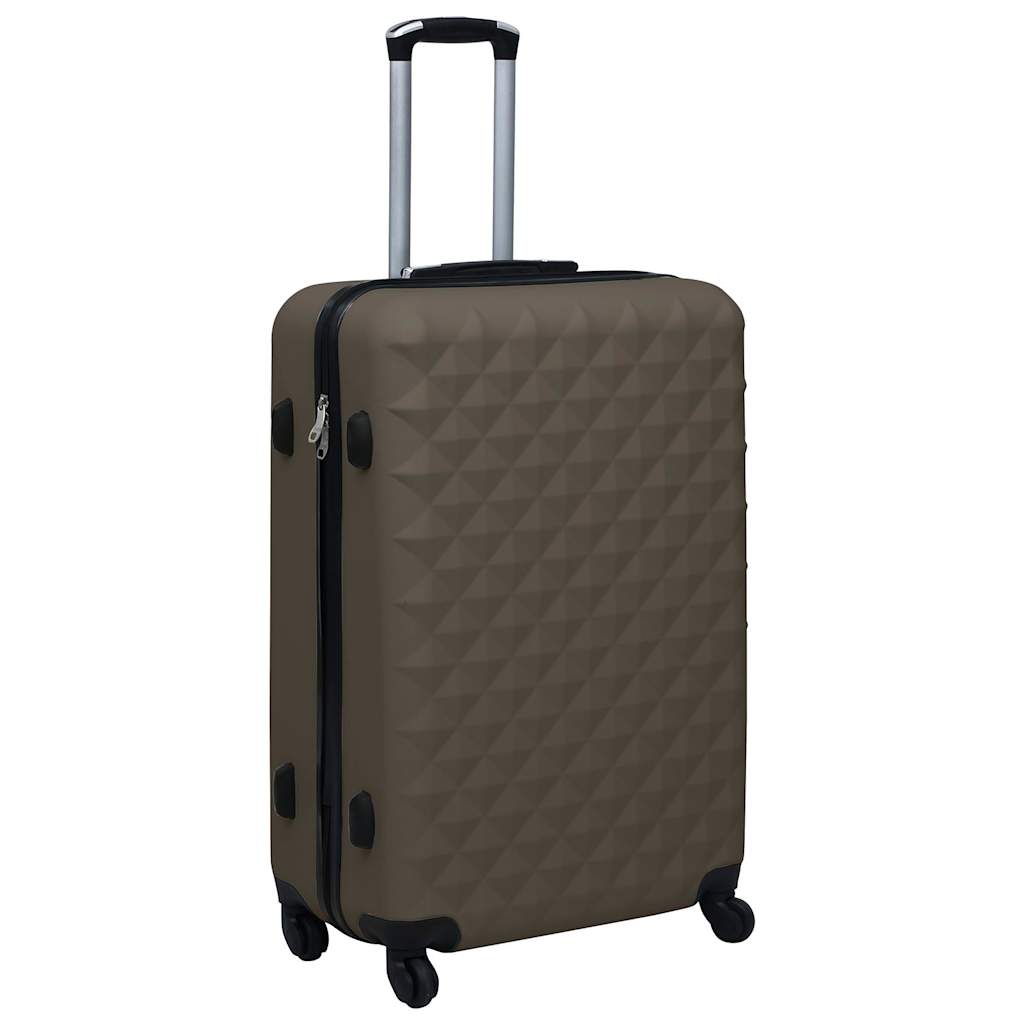 kuffertsæt 3 stk. hardcase ABS brun