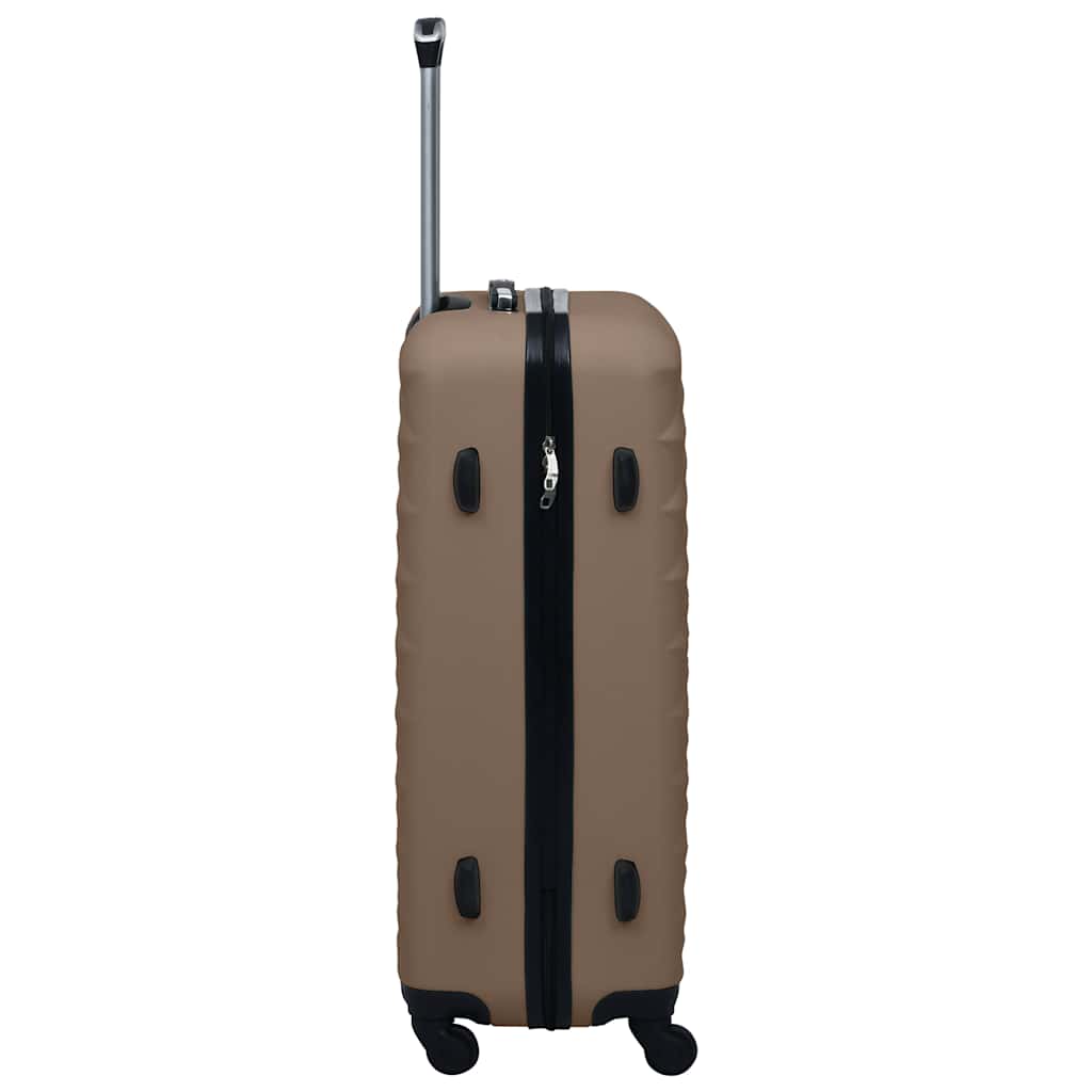 kuffertsæt 2 stk. hardcase ABS brun
