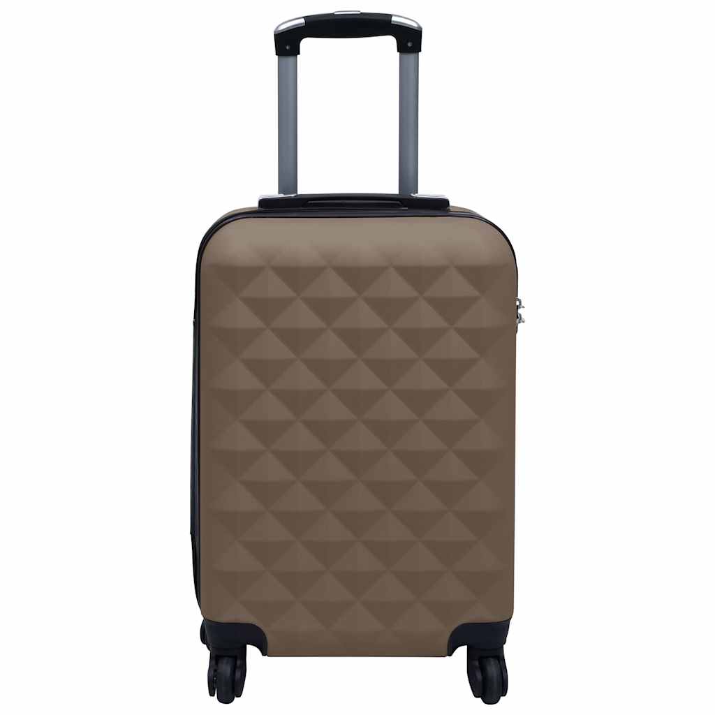 kuffertsæt 2 stk. hardcase ABS brun