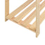 reoler 2 stk. 5 hylder 170 x 38 x 170 cm massivt fyrretræ 500 kg