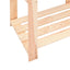 reoler 3 stk. 5 hylder 80x38x170 cm massivt fyrretræ 250 kg