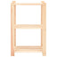 reoler 10 stk. 3 hylder 60x38x90 cm massivt fyrretræ 150 kg