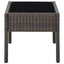 havebord 75x40x37 cm polyrattan brun