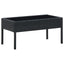 havebord 75x40x37 cm polyrattan sort
