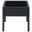 havebord 75x40x37 cm polyrattan sort
