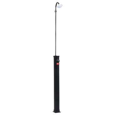 solopvarmet bruser 215 cm 8 l sort